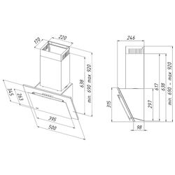 Вытяжка Akpo WK-4 Nero Line 50 Eco (Black) Thumb
