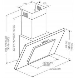 Вытяжка Akpo WK-4 Nero Line Eco 60 (White) Thumb