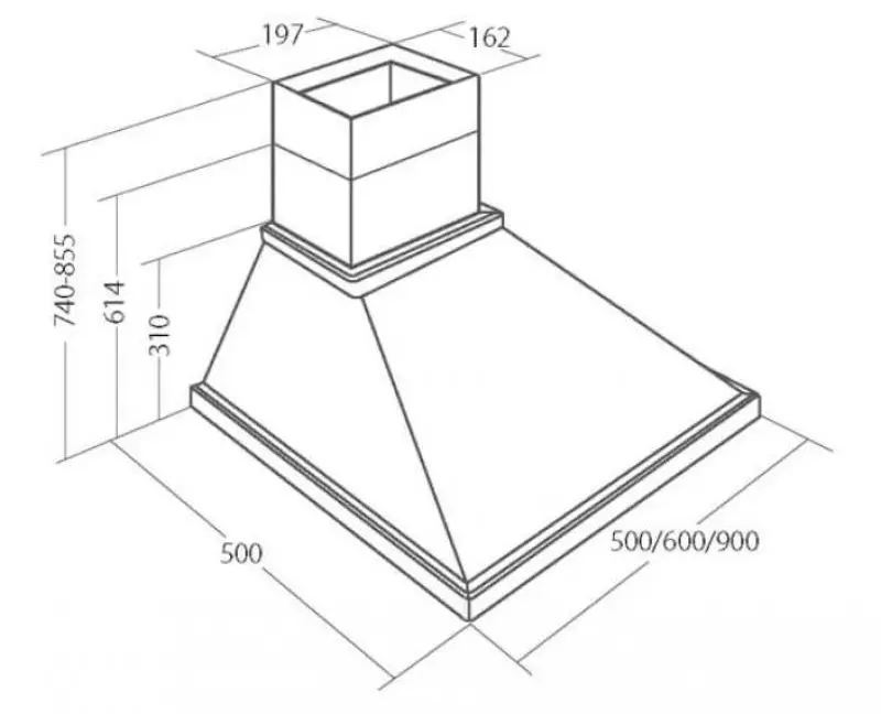 Вытяжка Akpo WK-4 Rustica Eco 60 (Beige/Wood)