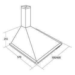 Вытяжка Akpo WK-5 Elegant Turbo 60 (White) Thumb