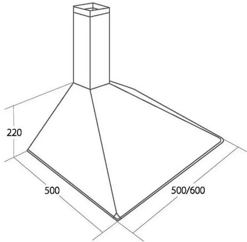 Вытяжка Akpo WK-5 Soft 60 (Inox)