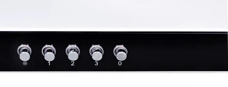 Вытяжка Akpo WK-7 K60 Glass 60 (White/Black Glass) - 2