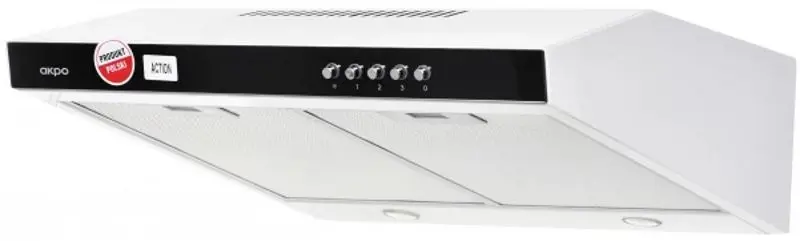 Вытяжка Akpo WK-7 K60 Glass 60 (White/Black Glass)