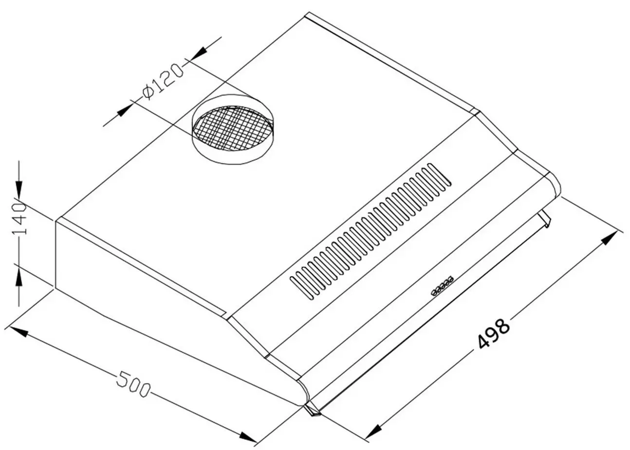 Hota Berdsen BE-10-A 50cm (Black/Silver)