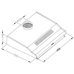Hota Berdsen BE-10-A 50cm (Inox) Thumb