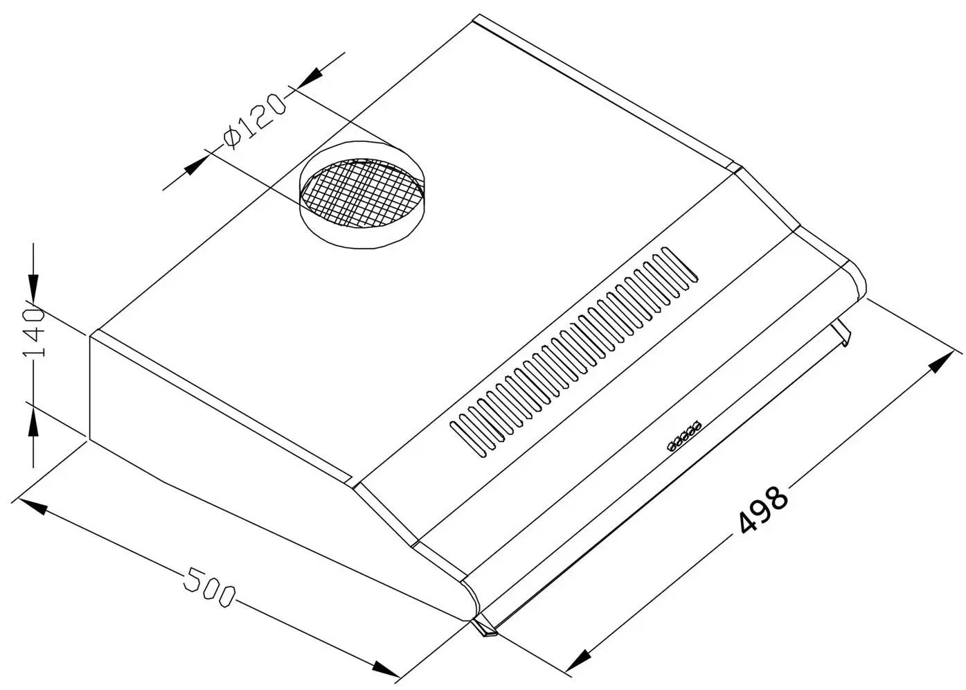 Hota Berdsen BE-10-A 50cm (Inox)