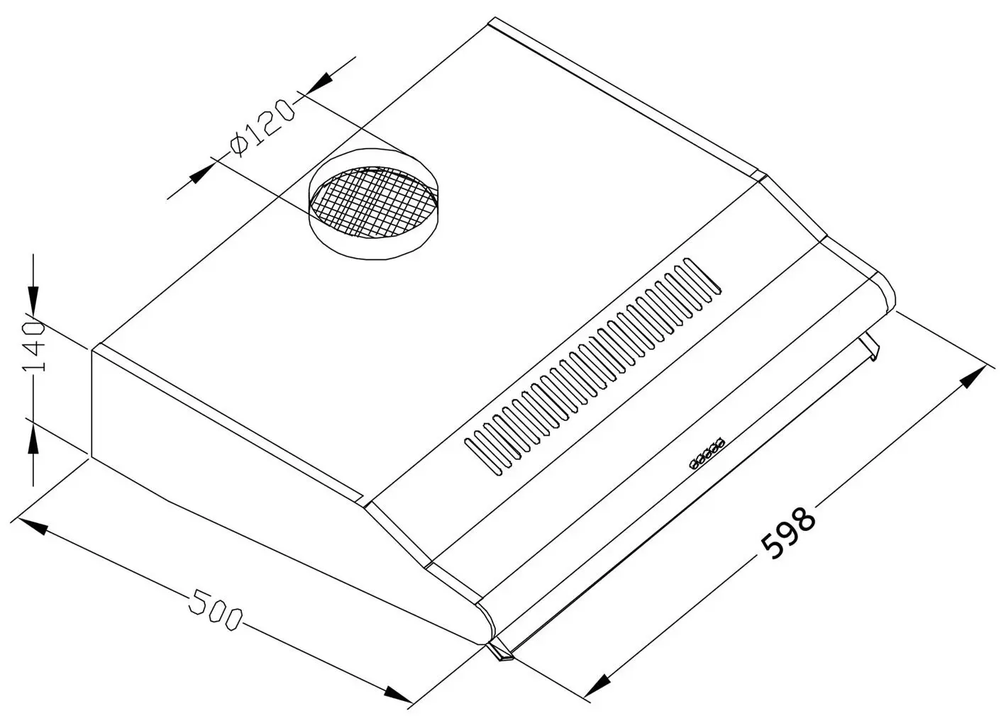 Hota Berdsen BE-10-A 60cm (Inox)