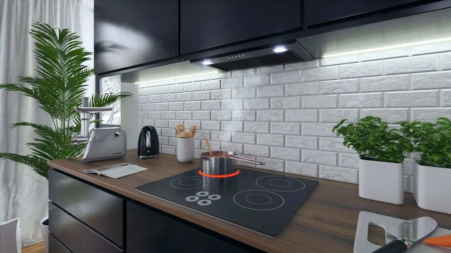 Встраиваемая вытяжка Berdsen BE-50 60cm (Black)