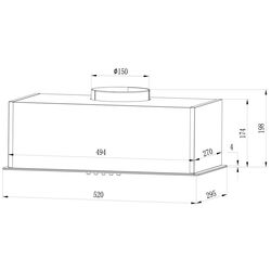 Встраиваемая вытяжка Berdsen BT-236 (Black) Thumb