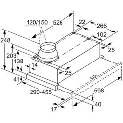 Hota incorporabila Bosch DFM064W54 (Silver) Thumb