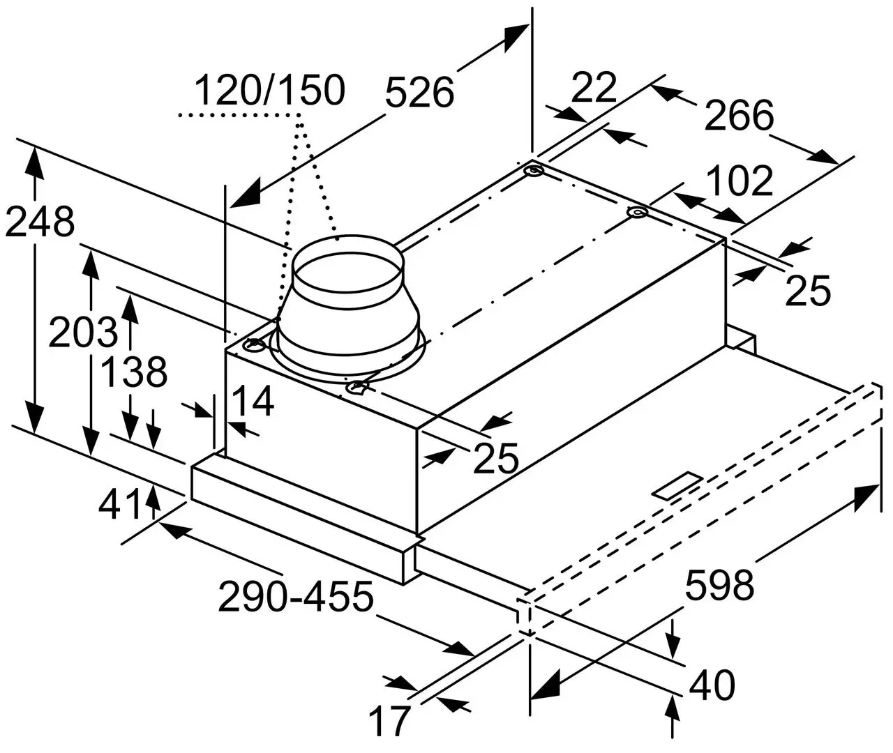 Hota incorporabila Bosch DFM064W54 (Silver)