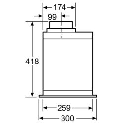 Встраиваемая вытяжка Bosch DHL885C (Inox) Thumb