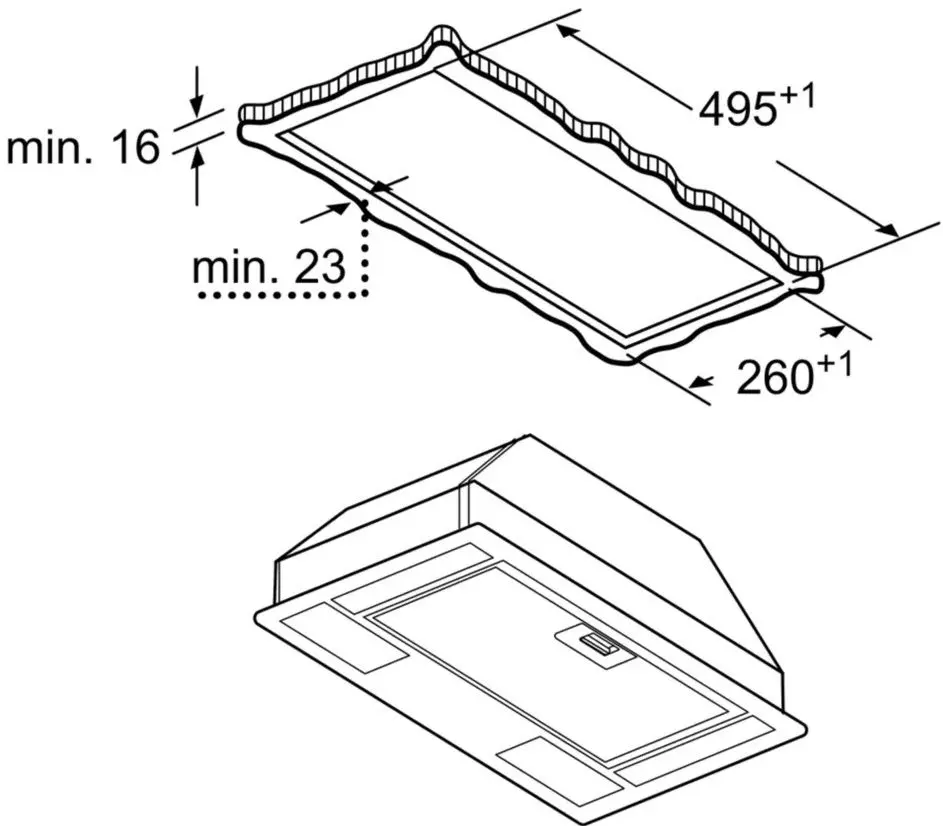 Hota incorporabila Bosch DLN53AA70 (Silver)
