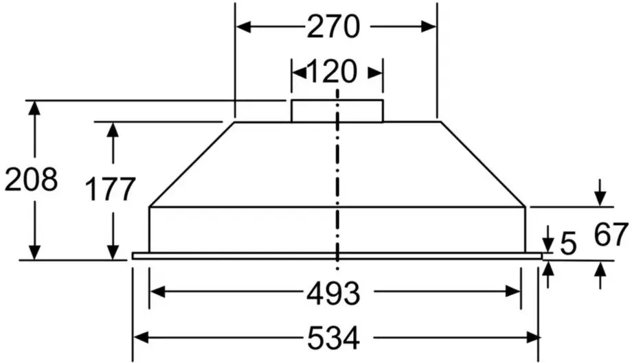 Hota incorporabila Bosch DLN53AA70 (Silver)