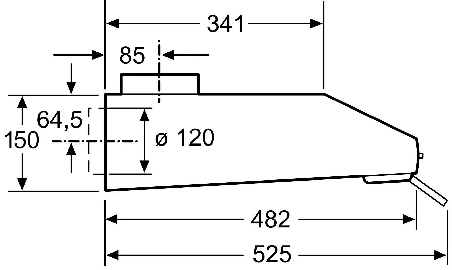Вытяжка Bosch DUL62FA51 (Inox)