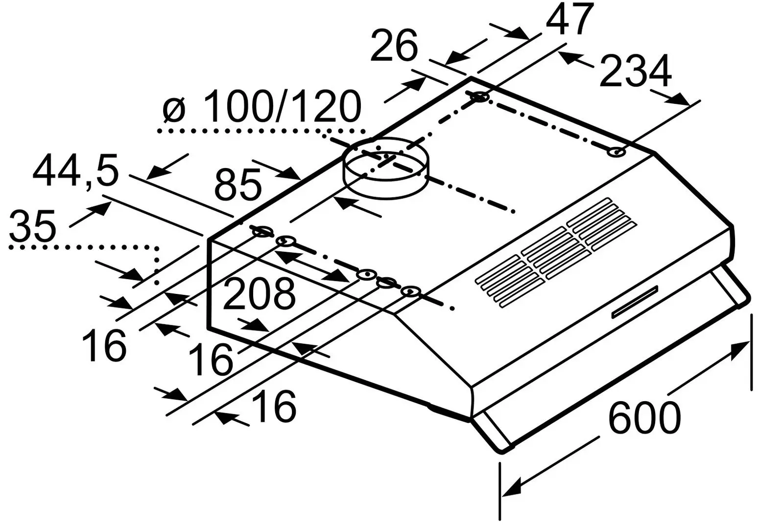Вытяжка Bosch DUL62FA51 (Inox)