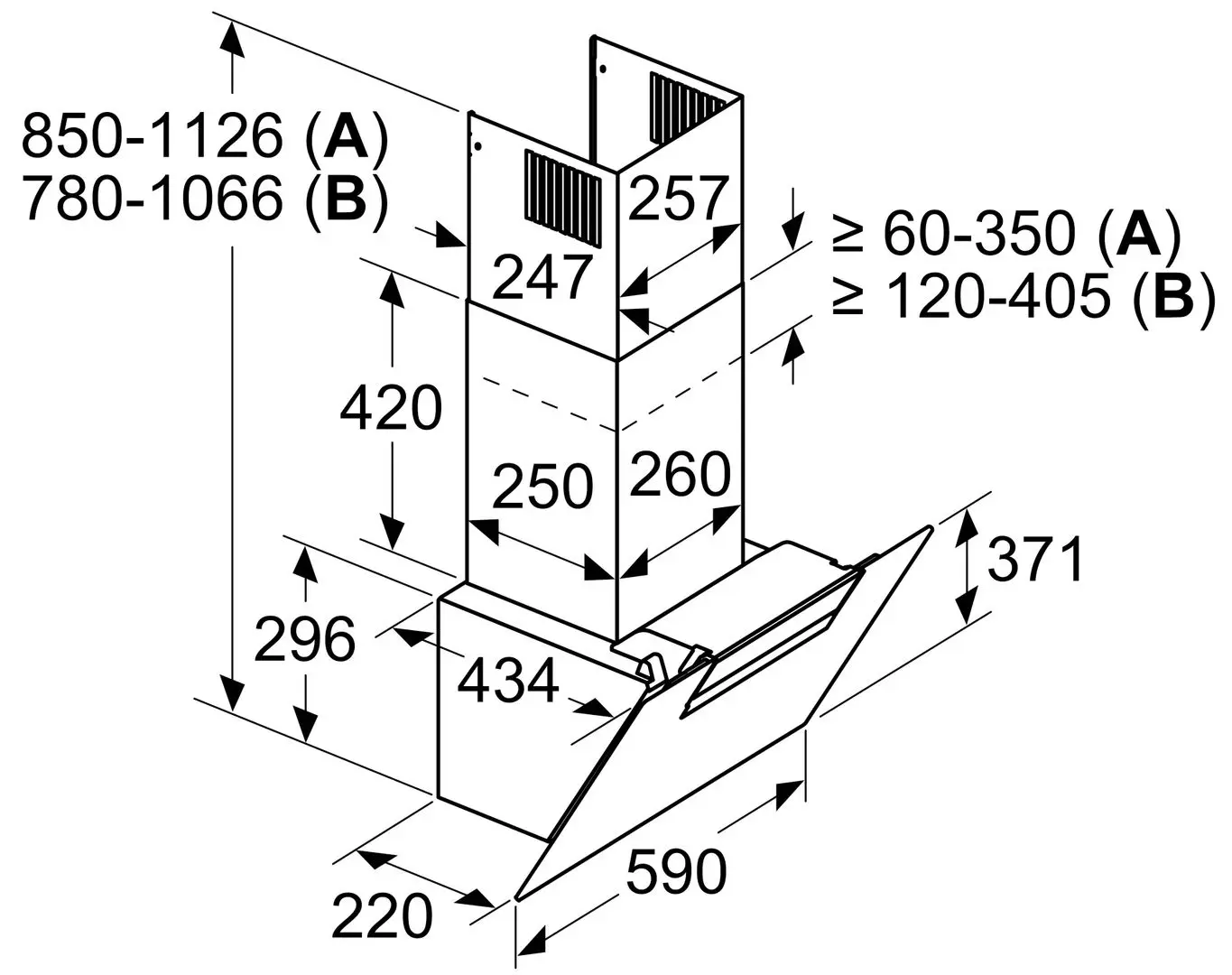 Вытяжка Bosch DWK67EM60 (Black)