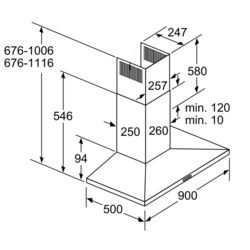 Вытяжка Bosch DWQ96DM50 (Inox) Thumb