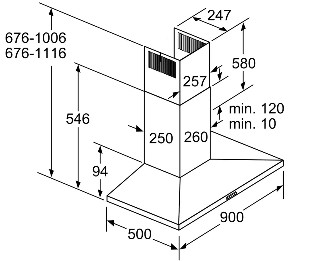 Вытяжка Bosch DWQ96DM50 (Inox)