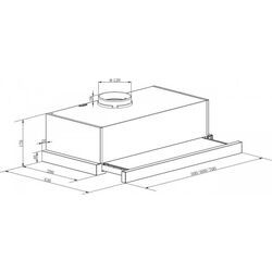Встраиваемая вытяжка Candy CBT625/2X (Inox) Thumb
