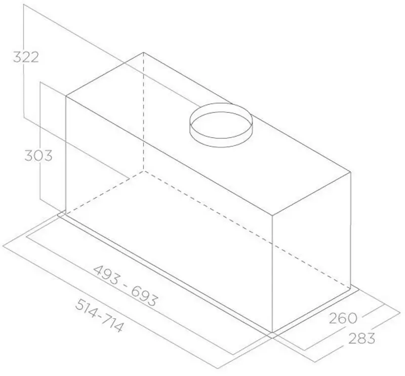 Встраиваемая вытяжка Elica Lane WH/A/52 (White)