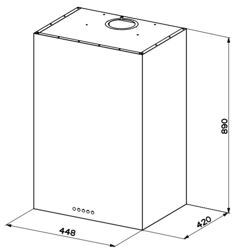 Hota Faber Cubia Plus EV8 X A45 (Inox)