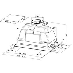 Hota incorporabila Faber Inka Plus HCS X A70 (Inox) Thumb