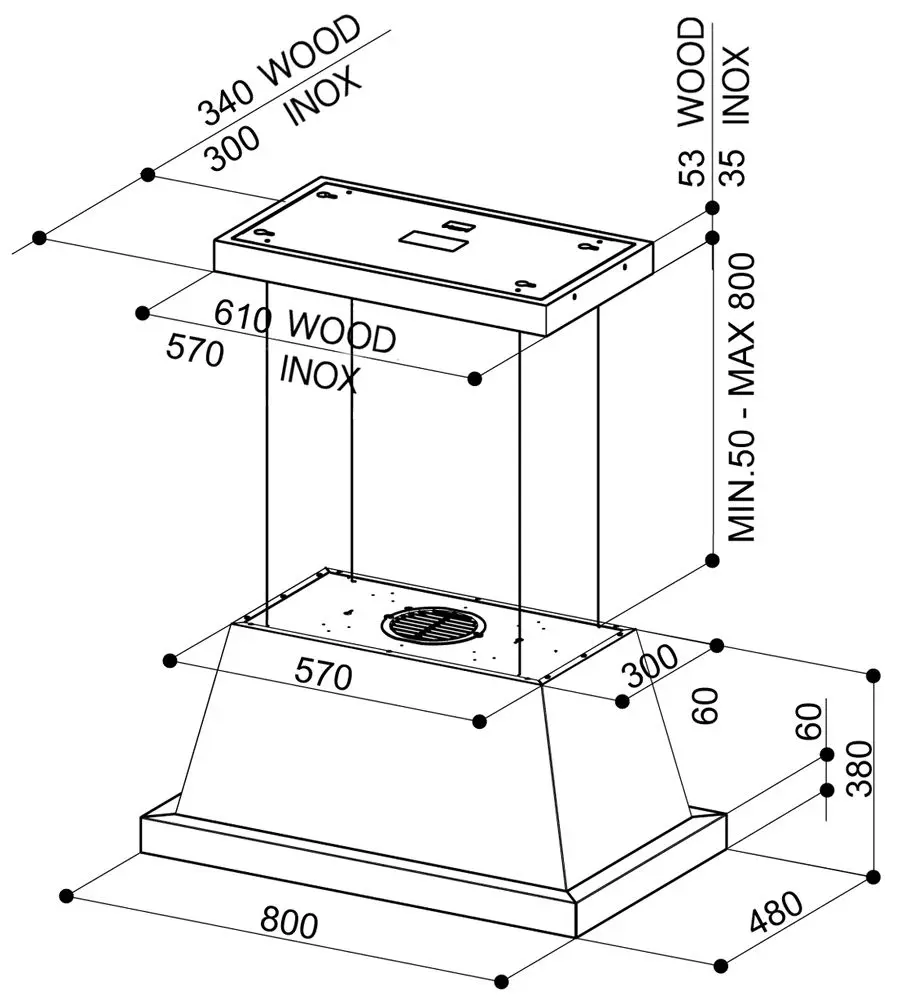 Hota Faber THEA IS.EV8 DG MATT A80 SC (Black)