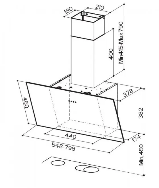 Вытяжка Faber Tweet EV8 WH A80 (White) - 2