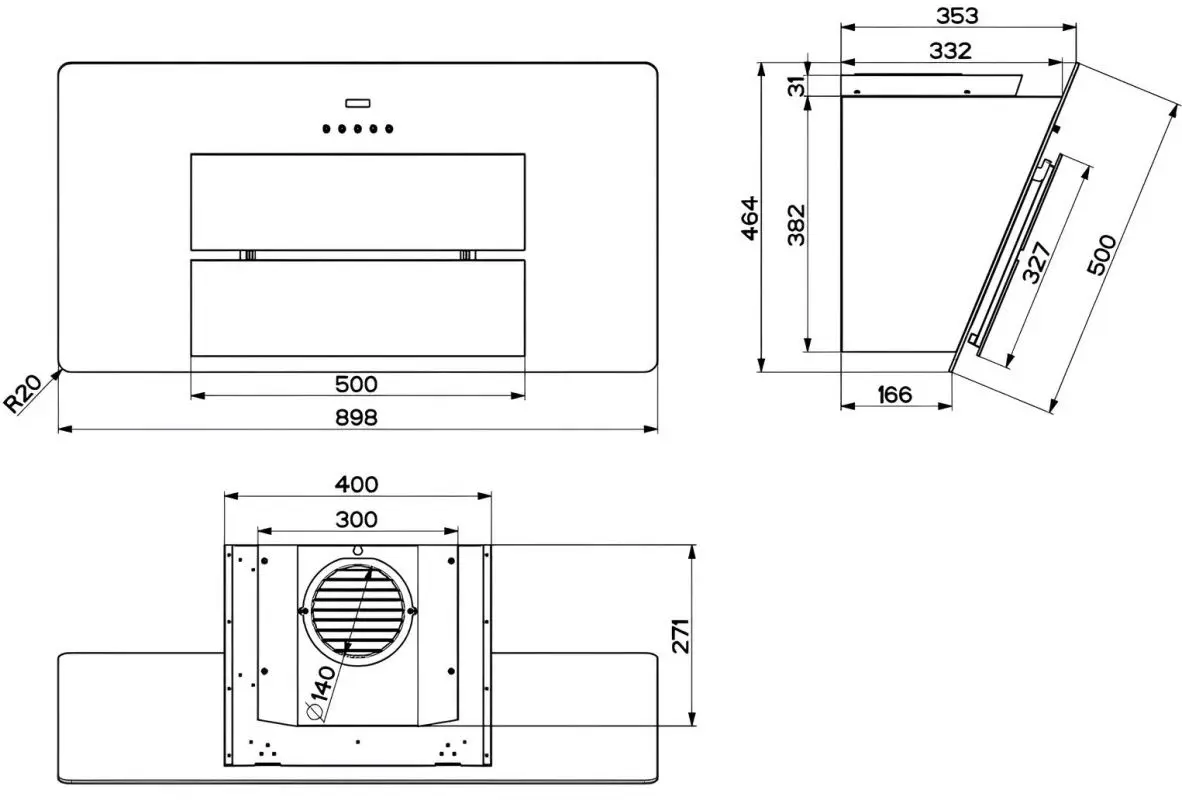 Hota Franke Maris FMA 907 BK/XS (Black)
