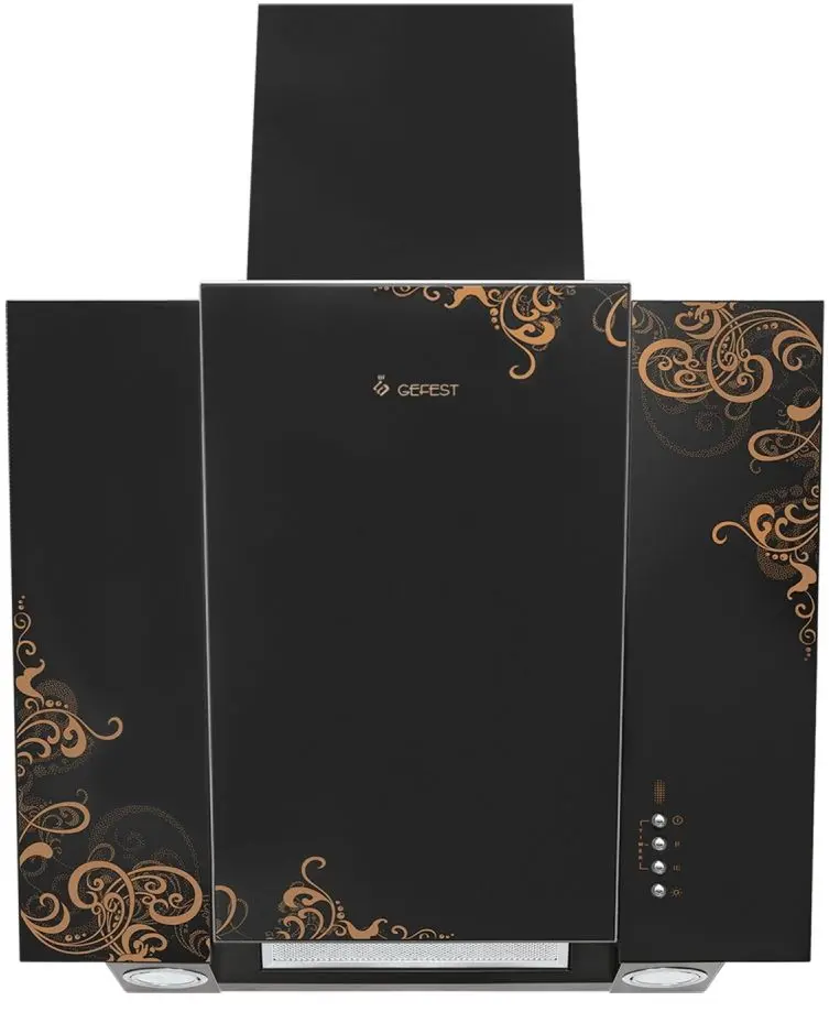 Вытяжка Gefest ВО 3603 К19 (Black/Brown)