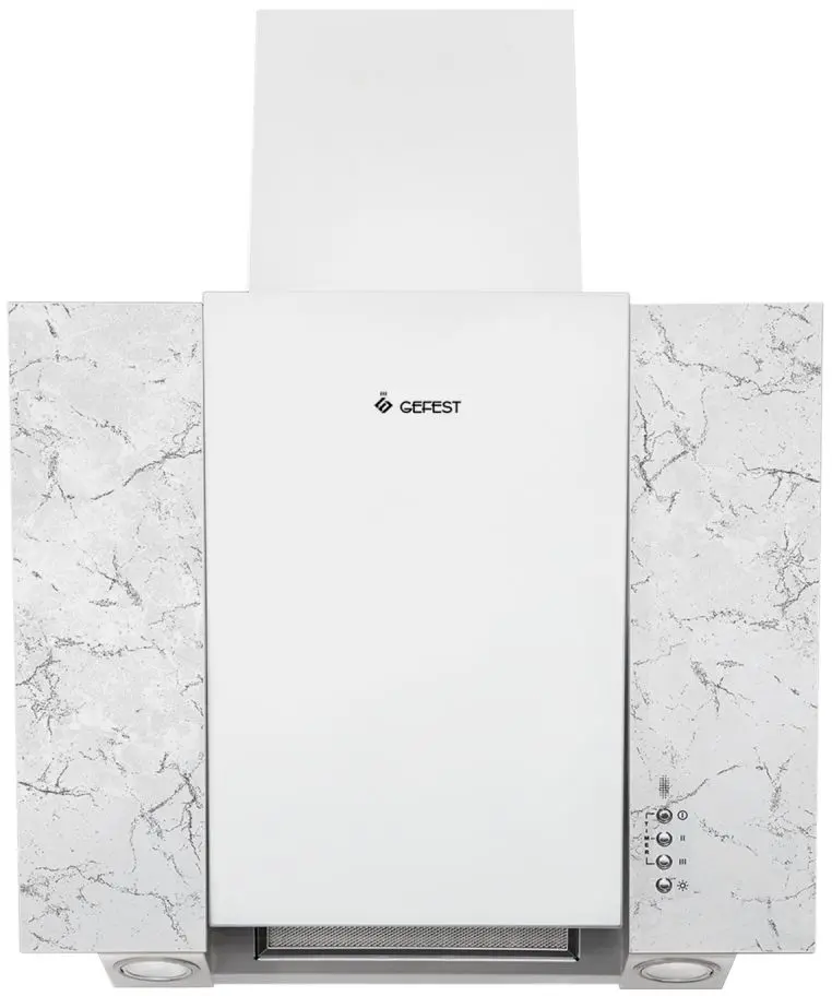 Вытяжка Gefest ВО 3603 K52 (White/Marble)