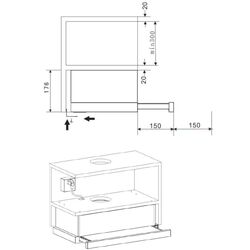 Встраиваемая вытяжка Heinner HTCH-440GBK (Black) Thumb