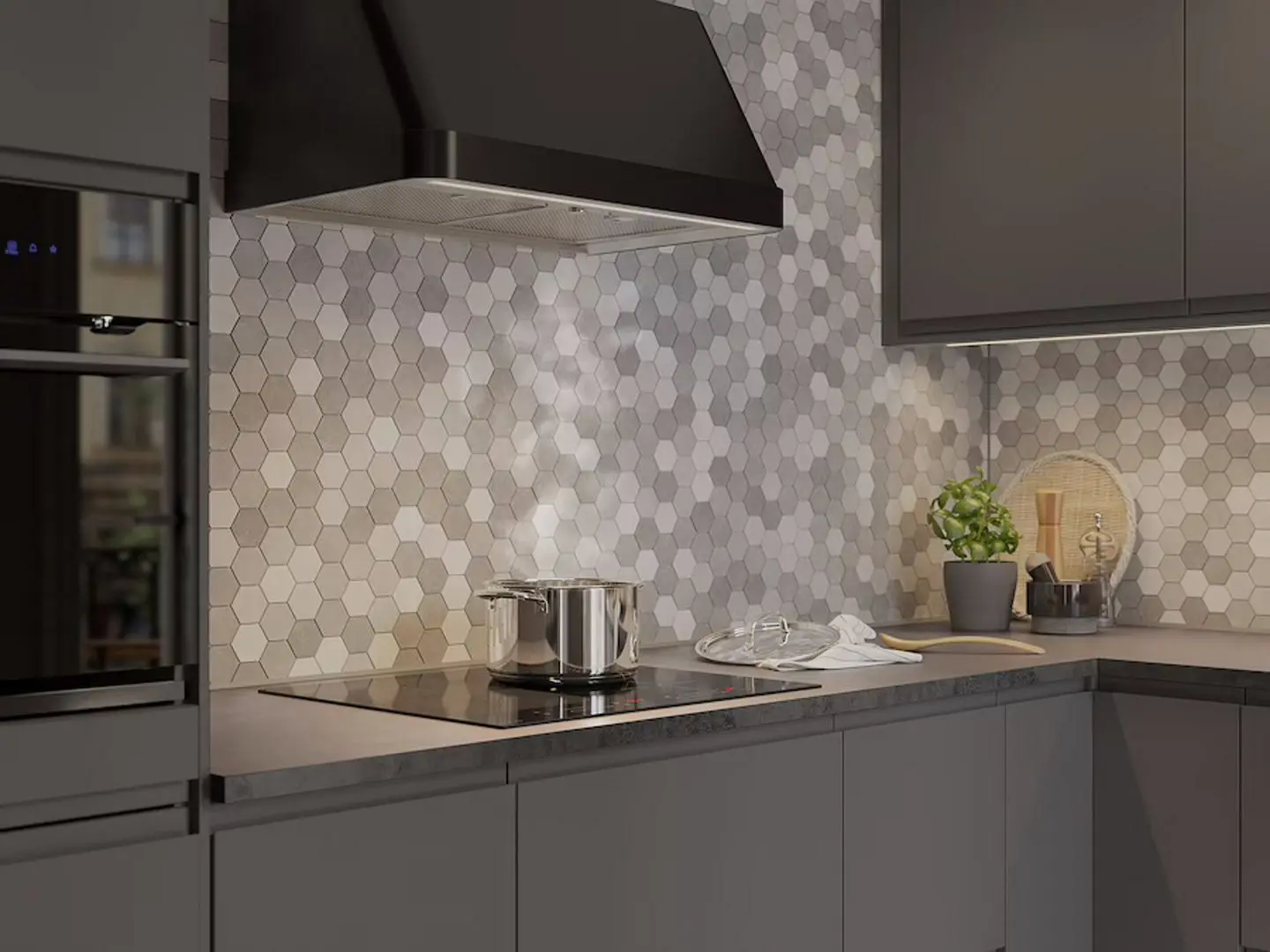 Hota de bucatarie Ikea Fokusera 70 (Black) - 7