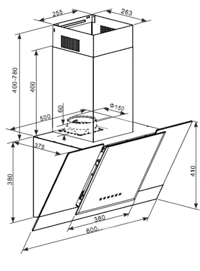 Вытяжка Kaiser AT 6438 FW Eco (White)