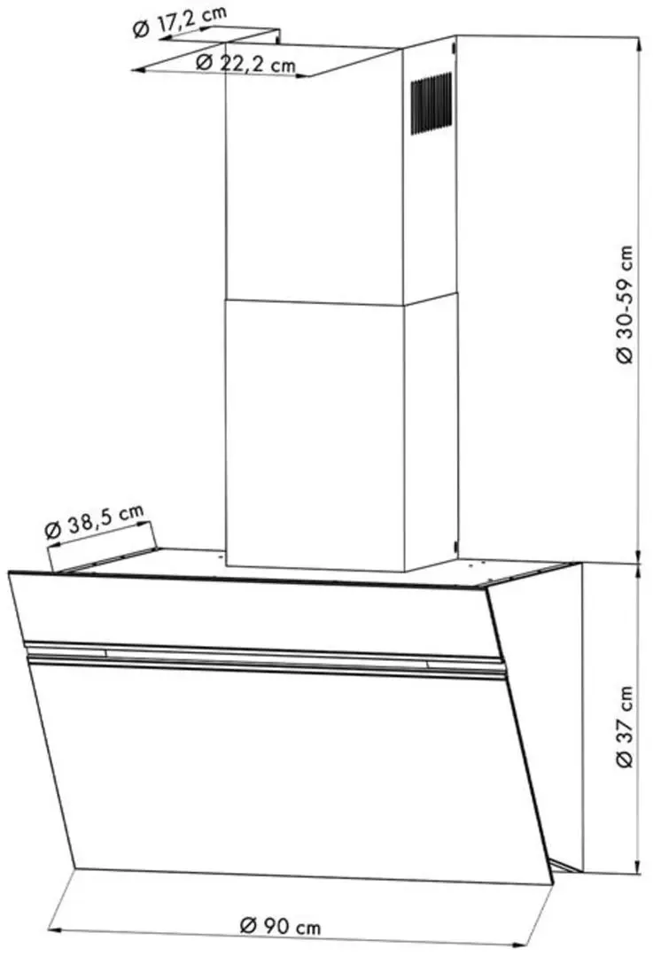 Hota Klarstein Alina 90 (Black)