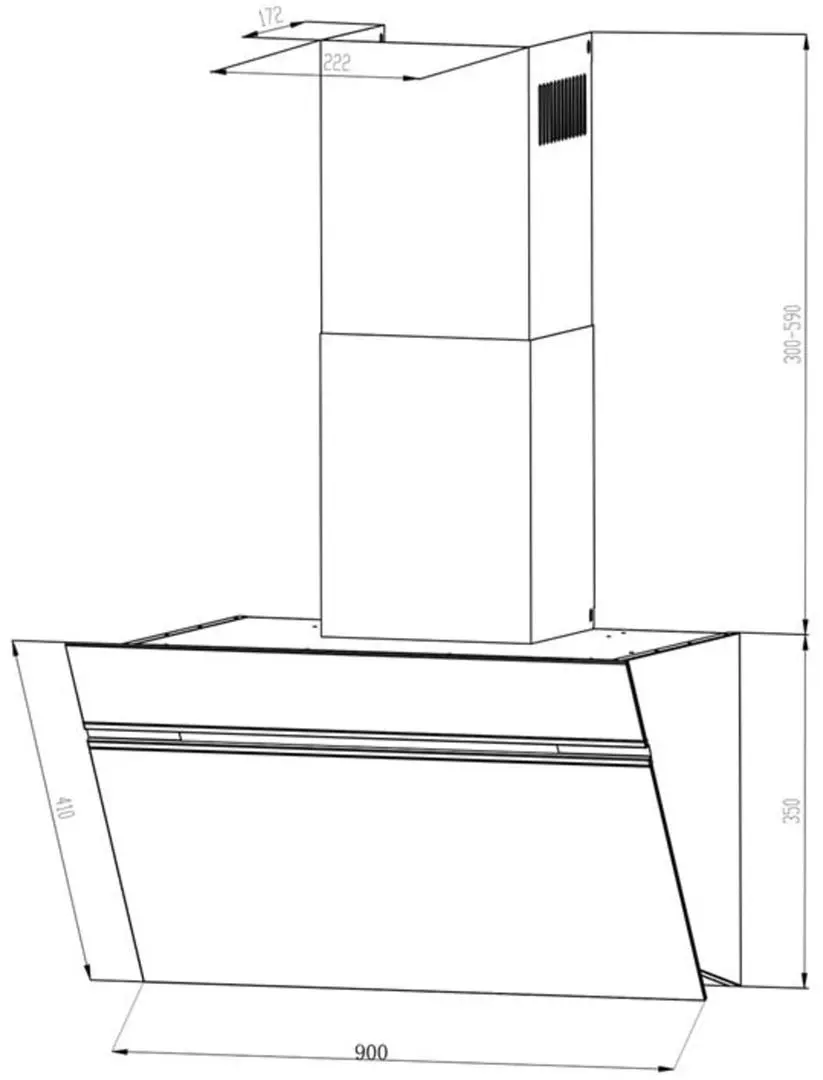 Hota Klarstein Alina 90 (White)