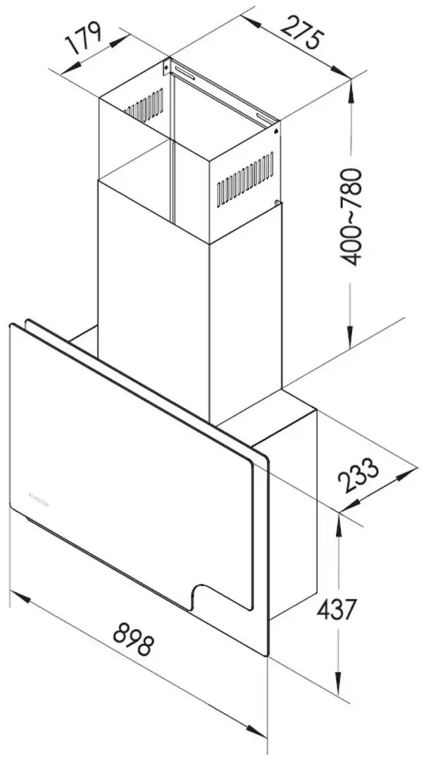 Hota Klarstein Amelia 90 (White)