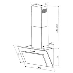 Вытяжка Klarstein Athena 10034395 (Inox) Thumb