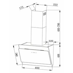 Вытяжка Klarstein Aurica 10032765 (White) Thumb