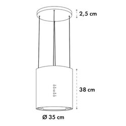 Hota Klarstein Barett 10032302 (White) Thumb
