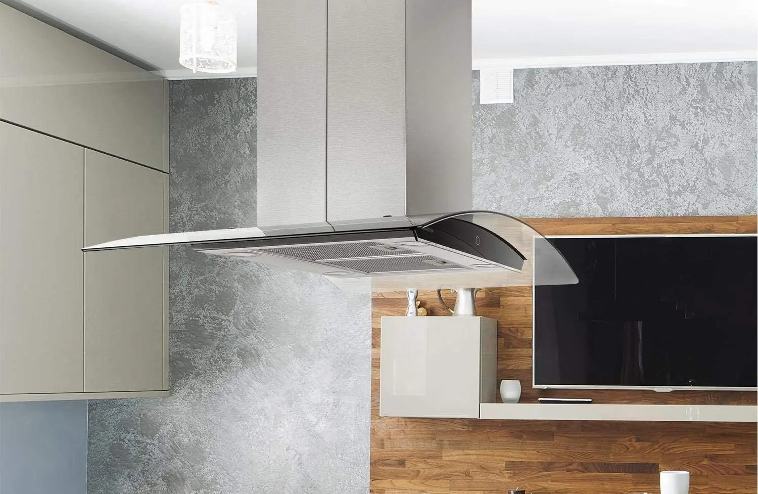 Вытяжка Klarstein Colette 10033776 (Black/Inox) - 4