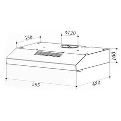 Вытяжка Klarstein Contempo 10034960 (Inox/White) Thumb
