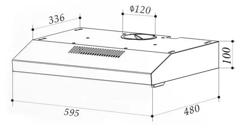 Вытяжка Klarstein Contempo 10034960 (Inox/White) - 3