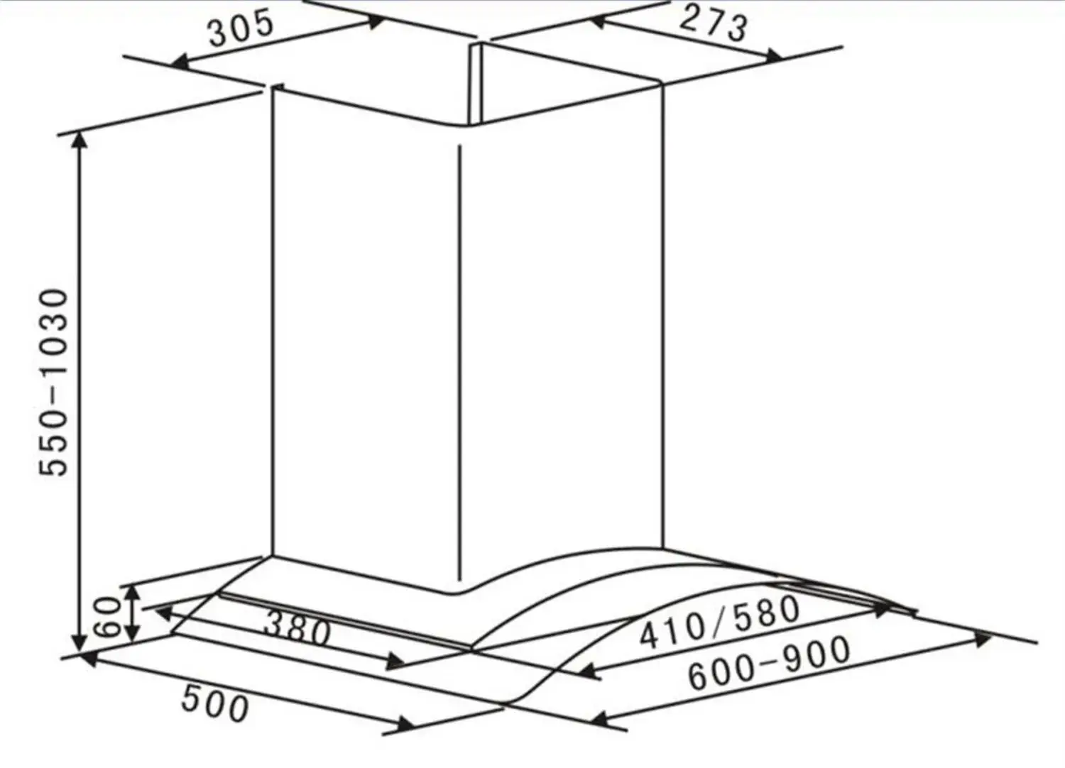 Вытяжка Klarstein GL60WS 10011488 (Inox/Transparent) - 5