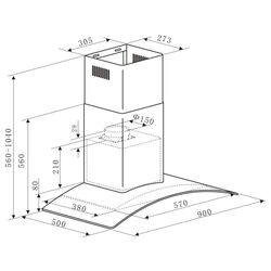 Hota Klarstein GL90WSB 10026367 (Inox/Black) Thumb