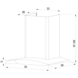 Вытяжка Klarstein Gloria 10034112 (Silver/Black) Thumb