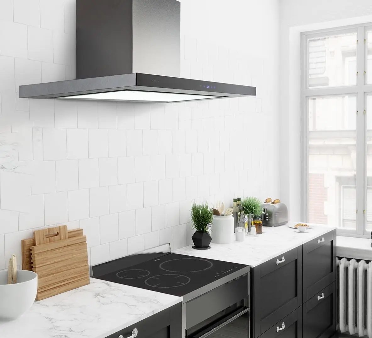 Вытяжка Klarstein Ilona Brilliant Edition (Black/Silver) - 6