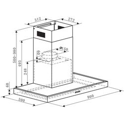 Вытяжка Klarstein Ilona Brilliant Edition (Black/Silver) Thumb