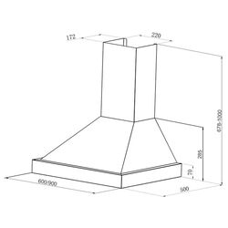 Вытяжка Klarstein Isabella (Black/Grey) Thumb